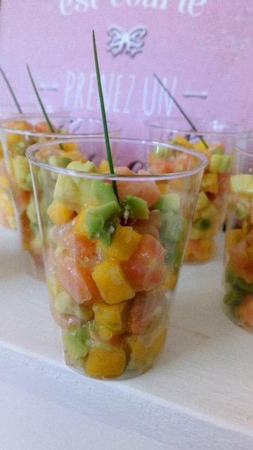 Atelier Gourmand de Pauline tartare de saumon cru